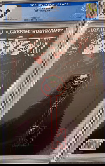 LOCKE & KEY # 1 IDW PUBLISHING 2008 CGC 9.8 WHITE PAGES BEAUTIFUL COMIC!!