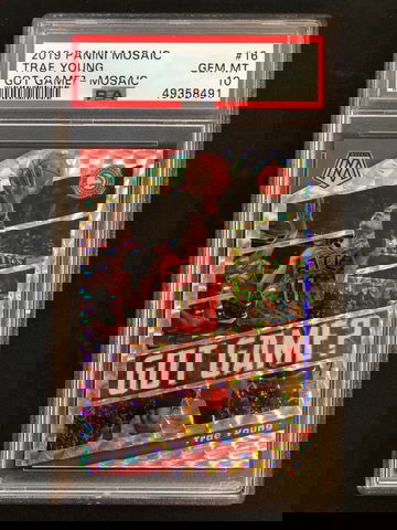 2019 Panini Mosaic - Trae Young - Got Game Mosaic Prizm PSA 10 Gem Mint