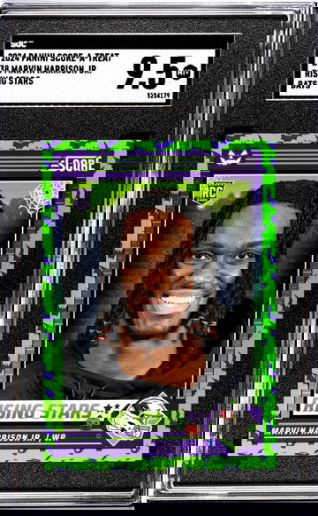 2024 Panini Score-A-Treat #38 Marvin Harrison Jr. Rising Stars Bats SGC 9.5