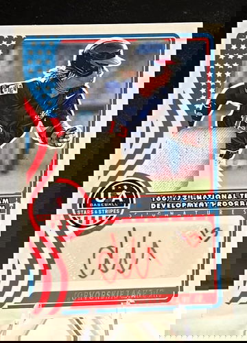 2025 Panini Stars & Stripes Baseball USA GAME WORN Patch Auto JORVORSKIE LANE JR