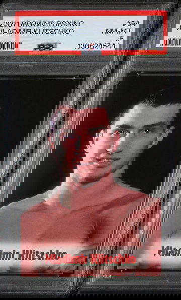 2001 Brown's Boxing Wladimir Klitschko #54 PSA 8