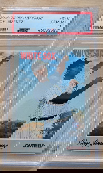 2019 Topps Heritage Eloy Jimenez PSA 10 