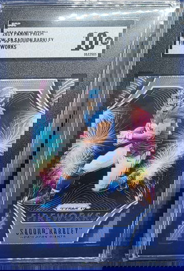 2019 Panini Prizm Saquon Barkley #FW-SB Fireworks SGC 10