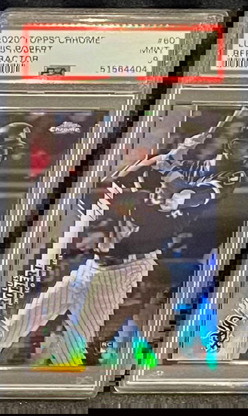 2020 Luis Robert Topps Chrome Refractor #60 Refractor PSA 9