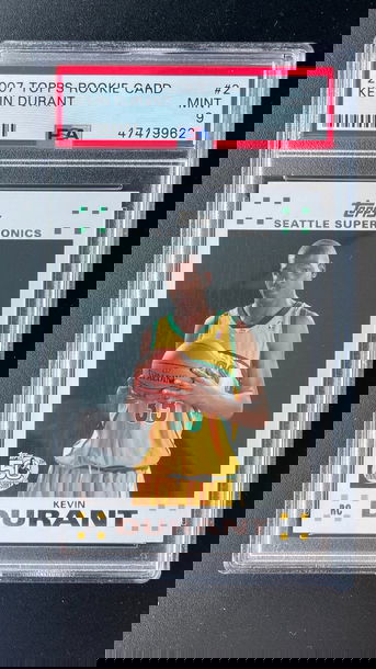 2007 Topps Kevin Durant PSA 9