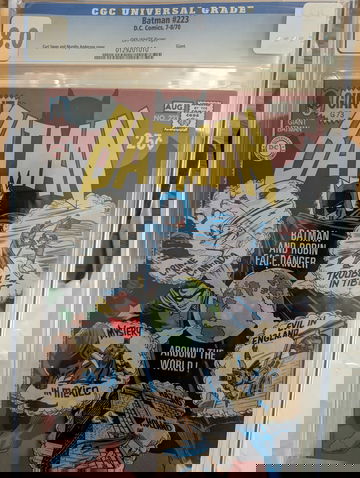 1970 DC Batman Giant #223 GCG Graded 8.0 