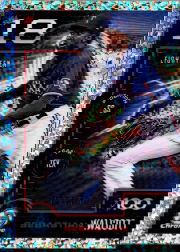 SEBASTIAN WALCOTT 2025 BOWMAN CHROME SCOUTS TOP 100 MINI DIAMOND /150