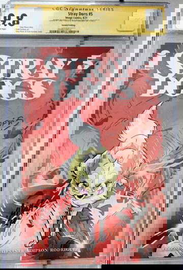 Stray Dogs 5 2nd print signed by Tony Fleecs and Trish Forstner