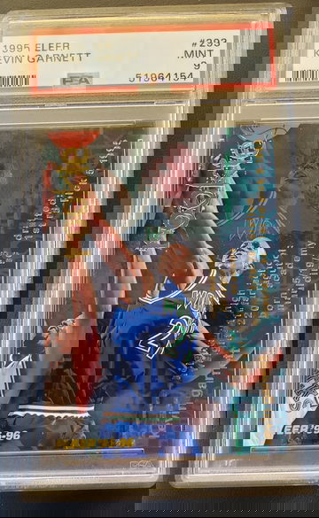 1995-96 Fleer # 293 Kevin Garnett RC PSA 9 MINT