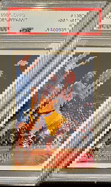 Kobe Bryant 1996 Topps PSA 8 #138 Rookie RC