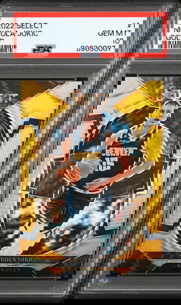 2022 Nikola Jokic Select Gold GEM Mint 10