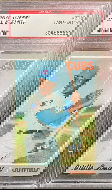 1970 Topps #318 Willie Smith (PSA 8 NM-MT)