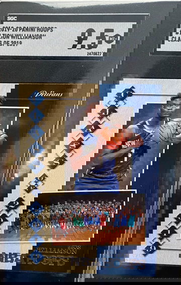 2019-20 Zion Williamson Rookie Class of 2019 Hoops SGC 9.5