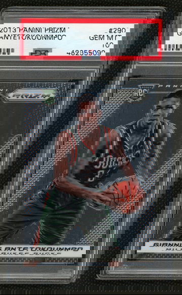 2013 Giannis Antetokounmpo Panini Prizm Rookie PSA 10 Gem Mint