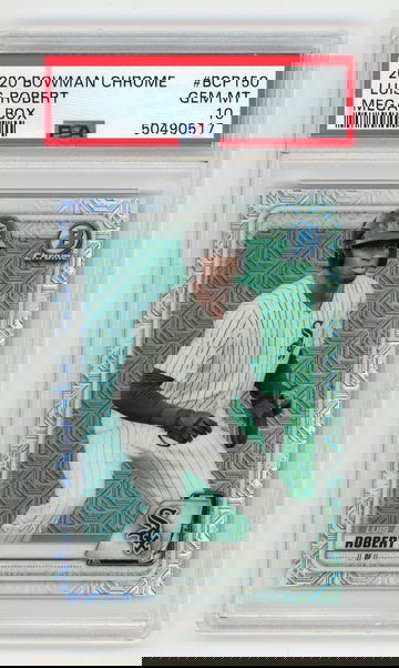 2020 BOWMAN CHROME LUIS ROBERT MEGA BOX PSA 10