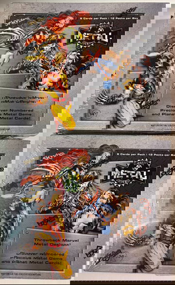 2021 Upper Deck Marvel X-Men Metal Universe Box x 2