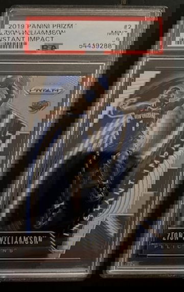 2019 Panini Prizm Instant Impact Zion Williamson RC PSA 9 Mint