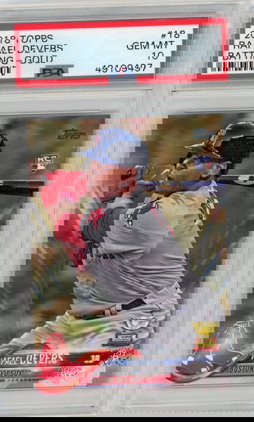 2018 Topps Rafael Devers 18 Gold PSA 10