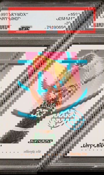 1991 Skybox Larry Bird Shooting Star #591 - Graded PSA 10 Gem MT.  Basketball ☘️