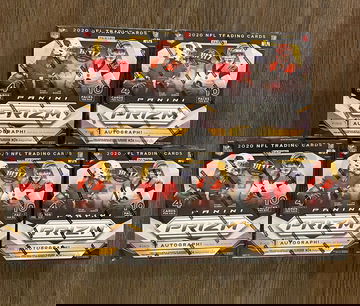 2020 Panini Prizm Football Mega Boxes Qty 5 
