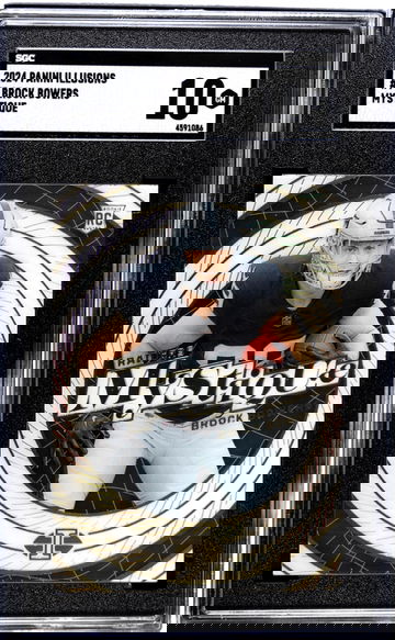 2024 Panini Illusions #7 Brock Bowers Mystique SGC 10