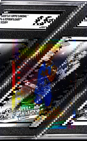 2023-24 Topps Chrome #FS-6 Stephen Curry Film Study SGC 9.5