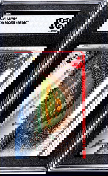 2019 Topps #160 Boston Red Sox SGC 8