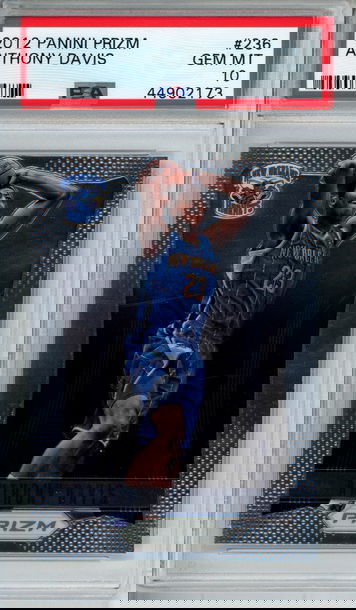 2012 Panini Prizm Anthony Davis PSA 10