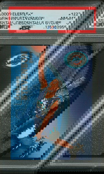 DeShawn Stevenson 2000 Fleer e-X Essential Credentials Future /21 PSA 8 Rookie RC