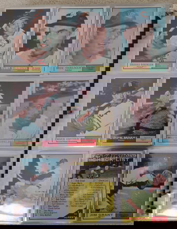 1961 Topps Complete Set with 23 PSA Graded Cards