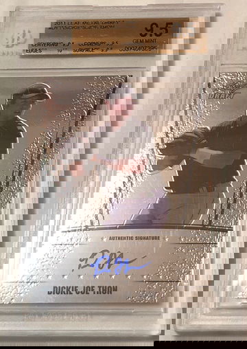 2011 LEAF METAL DRAFT #DT1 DICKIE JOE THON GEM-MT 9.5