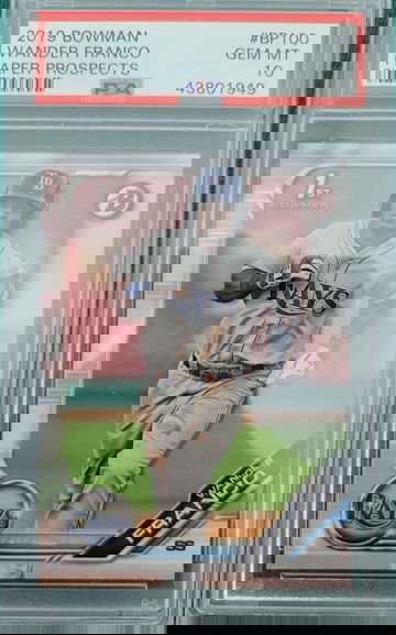 Wander Franco Rays 2019 Bowman BP100 PSA 10