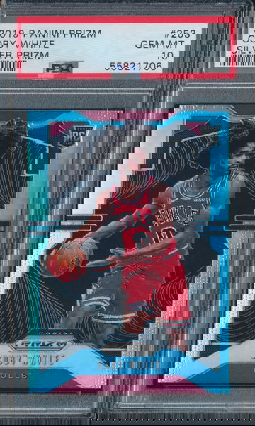 2019 Panini Prizm Coby White RC Silver PSA 10 (H)