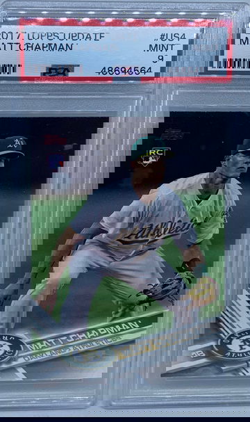 2017 Topps Update Matt Chapman Rookie PSA 9