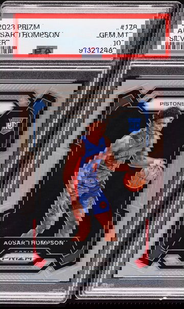2023 Panini Prizm Silver Ausar Thompson ROOKIE #178 PSA 10 GEM MINT