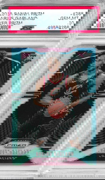 2019-20 Panini Prizm #288 Darius Garland Silver Holo Refractor Rookie RC PSA 10 Gem Mint CAVS