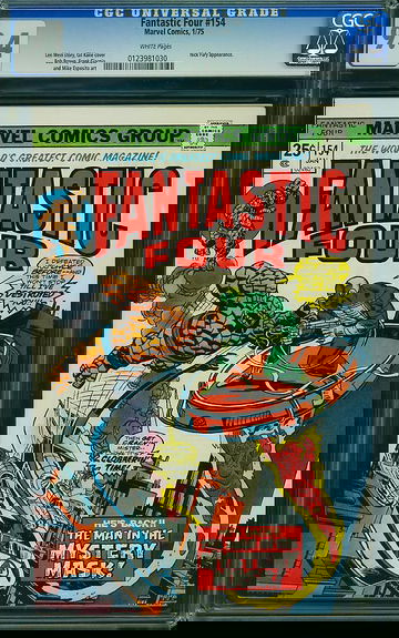 FANTASTIC FOUR #154, CGC 9.4 NM