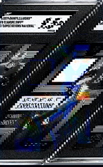 2020 Panini Illusions #GE8 D'Andre Swift Great Expectations Mat. SGC 9.5