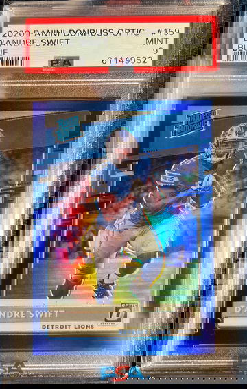 2020 Optic Dandre Swift Blue Rc /179 PSA 9