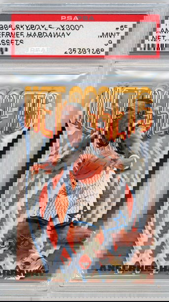 Anfernee Hardaway 1996 Skybox e-X2000 Net Assets PSA 9