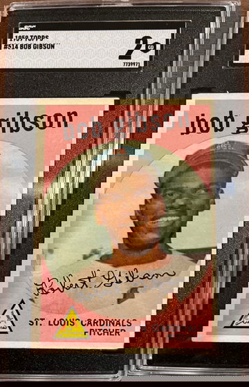 1959 Topps Bob Gibson #514 Rookie St Louis Cardinals