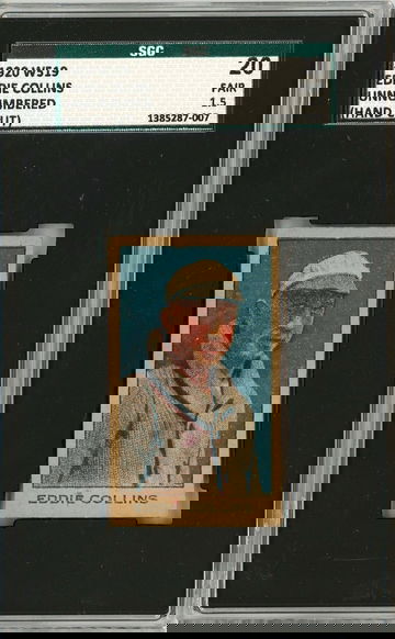 1920 W519 Unnumbered Eddie Collins SGC 1.5 P1371