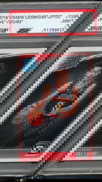 2018 Optic Trae Young PSA 9 