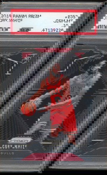 2019 Panini Prizm Coby White PSA 10