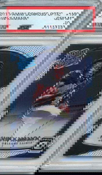 Alvin Kamara 2017 Donruss Optic Rookie PSA 10 (733)