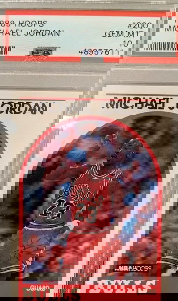 1989 Hoops Michael Jordan PSA 10 GEM MINT 