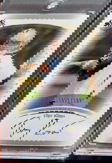 Tony Romo 2003 SP Authentic Rookie Auto 1152/1200