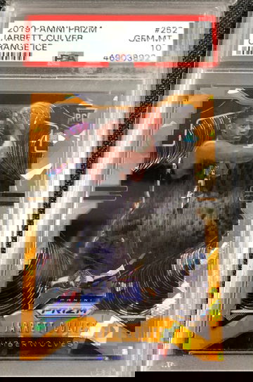 2019 Panini Prizm Jarrett Culver Orance Ice PSA 10 Gem Mint