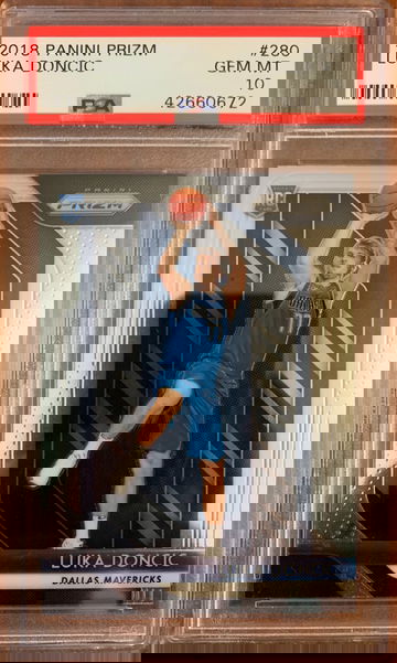 Luka Doncic 2018 Panini Prizm PSA 10