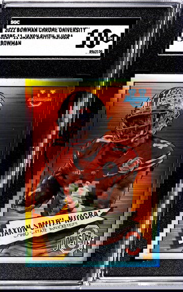 2022 Bowman Chrome University #52BF-11 Jaxon Smith-Njigba Seahawks RC GEM MINT